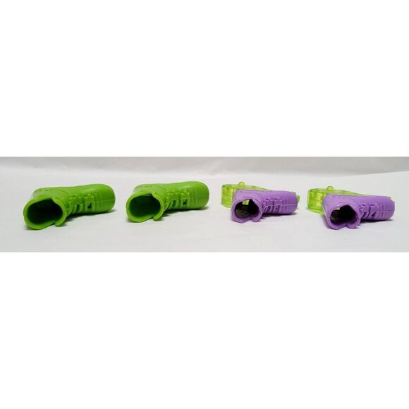 Lot of 2 Pairs Barbie Vintage 1990s Flicker 'N Flash Roller Blades Ice Skates - Picture 3 of 6